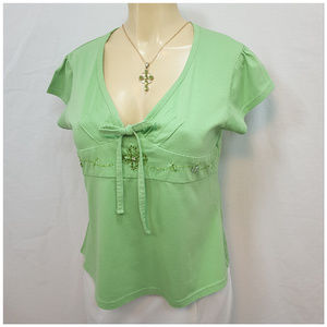 HORSESHOE, Embellished Front Top, size XL